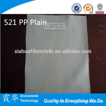 521 PP plain micron filtration cloth for aluminium water